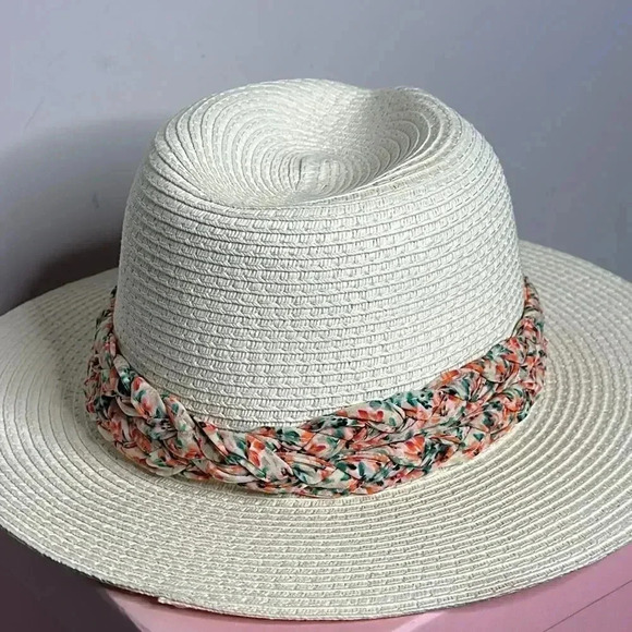 New Melrose and Market Braided Trim Panama Hat - Picture 1 of 16